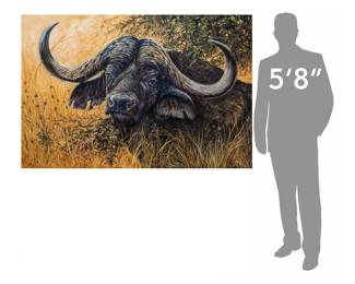 Gilbert Duran (San Antonio, Texas, 1947-2023), "Mud King", 2007, oil on canvas

size: 40 x 60 in.