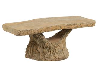 Faux bois garden bench Maximo Cortes