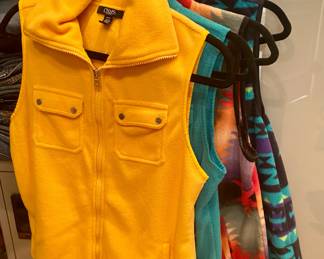 SET OF 4 RALPH LAUREN COLORFUL POLO VESTS