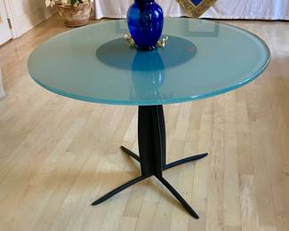 DAKOTA JACKSON BISTRO TABLE SEATS UP TO 6