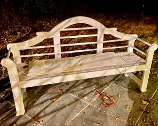 ENGLISH GARDEN BENCH -WOOD