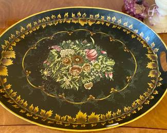 ANTIQUE METAL TRAY