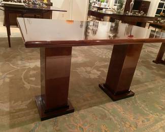 MAHOGANY DINING TABLE