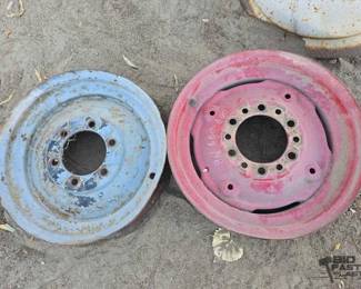 2728  2 Ford Tractor Front Wheels 
