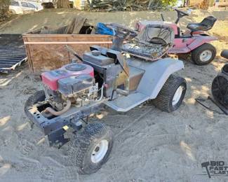 222  Craftsman 12.5 HP IC Gold Ride Along Tractor 