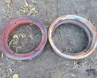 2732  2 Ford Tractor N Series Rear Wheels 