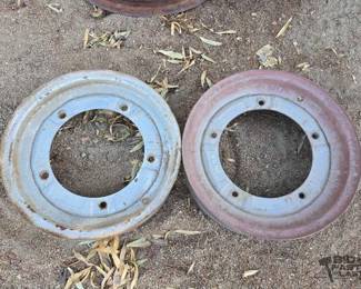 2730  2 Ford Tractor Front Wheels 