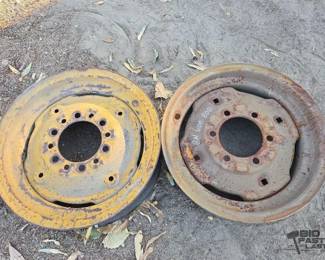 2726  2 Ford Tractor Front Wheels 