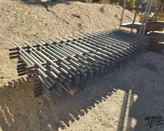 2616  10 Metal Gate Panels 