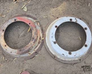 2714  2 28 Rear Wheel Center Dishes Ford 2N9N Tractors 
