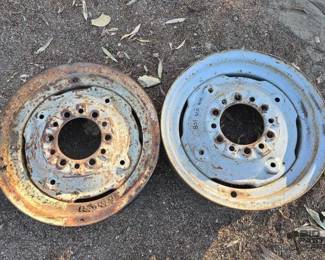 2724  2 Ford Tractor Front Wheels 