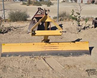 2550  Bush Hog 3pt Grader Blade Tractor Implement 