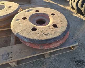 4118  Two 19in Front Wheel Weights 