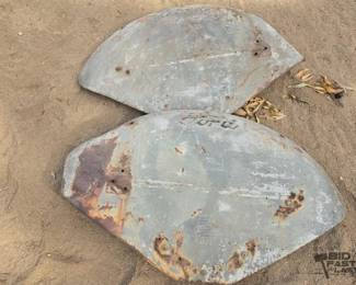 2708  2 Ford 8N Tractor Fenders 