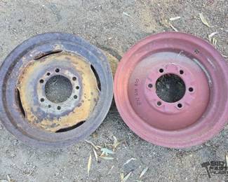 2722  2 Ford Tractor Front Wheels 