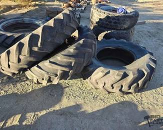 4150  3 Tractor Tires 