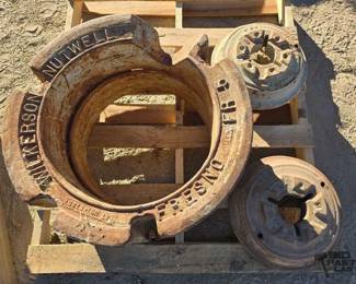 4200  Wilkerson  Nutwell Front and Rear Wheel Weights 