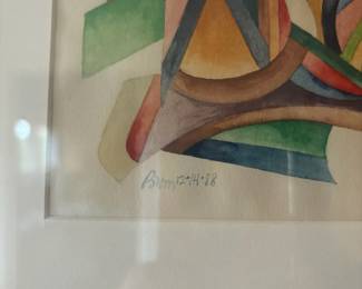 1988 Abstract Artwork by Biom