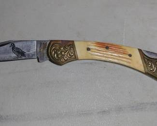 Vintage 1980s Parker Imai Seki Japan K74 Stag Folding Lockback Pocket Knife