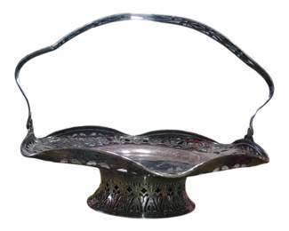 Middletown Victorian quadruple plate Brides basket Pierced