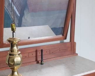 Ornate antique oak dresser Victorian Eastlake Style