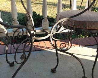 Beautiful curly wrought iron