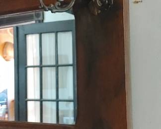 Beautiful all original Hardware with beveled Edge mirror