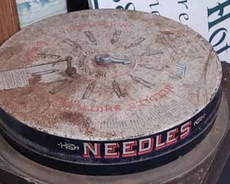 Vintage The Boye Needle Co. Cabinet, Store display, Needle and Shuttles Case with some needles
Antique General Store rescued from the attic
