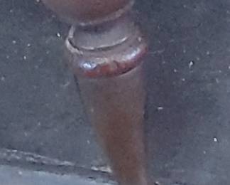 Fantastic ball and Claw holes large glass marble's..thus we have "Ball & Claw"