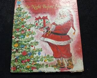 Vintage Night Before Christmas children's book