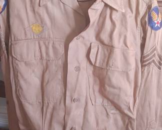 Original WWII US 9th brigade Army Air Force uniform short