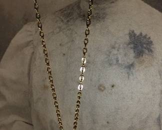 Gorgeous 14 karat gold over sterling silver have a diamond vintage key