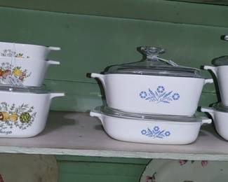 Corning ware blue corn flower 