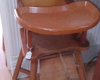 Vintage Maple high chair