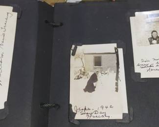 , beautiful 1930s photograph and scrapbook with pictures