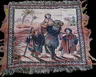 Gorgeous vintage woven tapestry