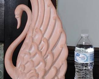 Large terracotta Swan vase