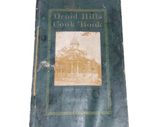 RARE Druid Hills cookbook Atlanta