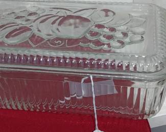 Federal Glass refrigerator dish