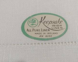 Irish linen pillow cases in original bag