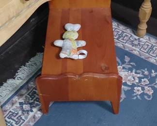 Vintage Cedar doll bed