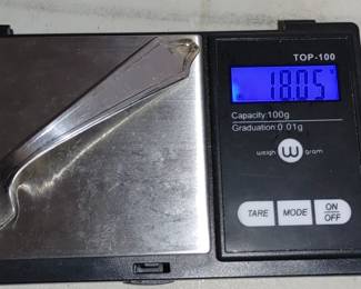 Sterling silver baby fork