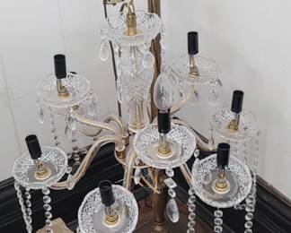Beautiful chandelier for England wired needs to be converted to US