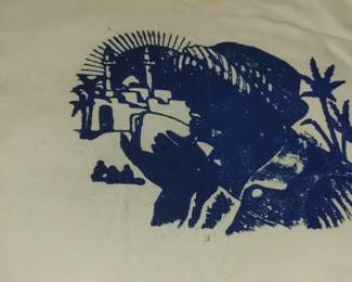 World War II souvenir pillow cases