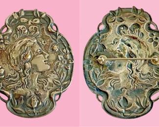 Stunning art nouveau brooch