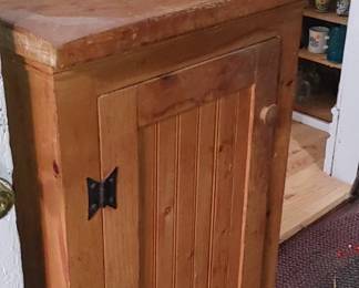 Nice pine jelly storage cabinet