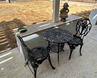 Wrought iron patio furniture