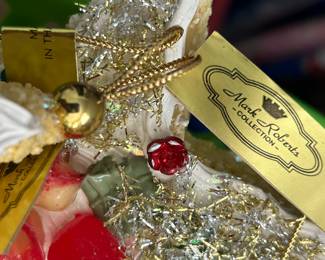 Mark Roberts ornaments. 