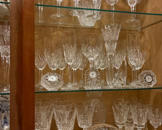 SO MANY FABULOUS VINTAGE WATERFORD GLASSES!