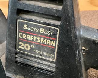 Craftsman 20” Hedge Trimmer